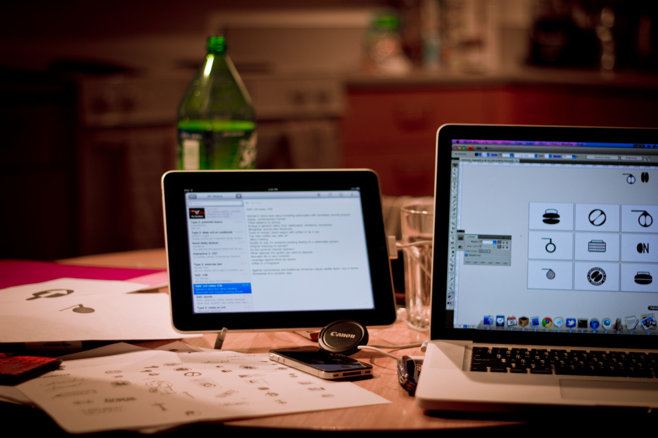 Working on some Graphic Design homework…