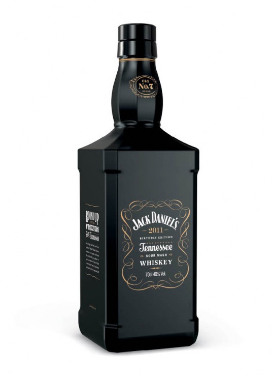Jack Daniel’s limited edition birthday bottle. Not only is it a gorgeous design, but as a Jack Daniel’s fanatic, I’ll be sure to get myself one of those.